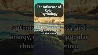 Optimism and Energy: The Psychology of Yellow #shorts #shortvideo