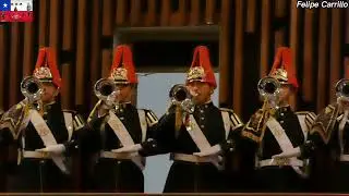 Dia del Patrimonio de la Defensa en la Escuela Militar PRESENTACION BANDA de GUERRA en el Aula Magna