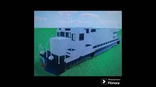 Unpainted GE C40-8 Locomotive.