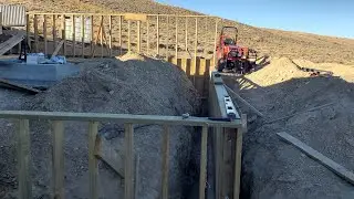 Fall update on the permanent wood foundation PWF build. 