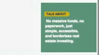 Yeshara: Revolutionizing Real Estate Through Blockchain-Based Tokens