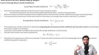 Local vs. Average Mass Transfer Coefficients &ndash; Mastering Heat Transfer Part 7