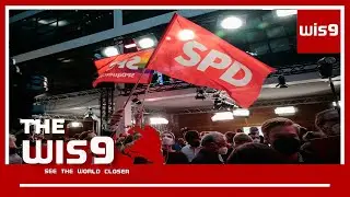 Germany election SPD supporters cheer on their lead