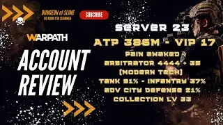 Server 23 - ATP 386m - VIP 17 - PAIN AWAKED - MODERN TECH TANK 99 - COLLECTION LV 33