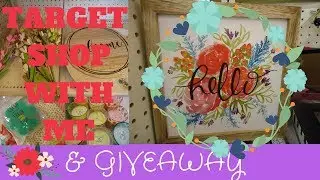 TARGET SHOP WITH ME | TARGET GIVEAWAY