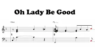 Oh Lady Be Good - jazz standard - Piano sheet music | PDF download