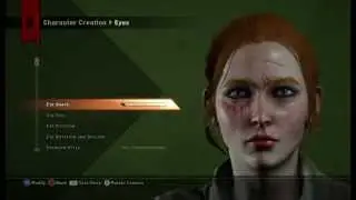 Dragon Age Inquisition Female Character Creation (PS4)