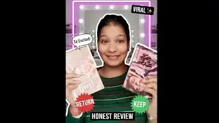 No filters,no hype&mdash;just my honest review💄❤️Return or keep?Let&rsquo;s talk real beauty.😍@minaraeyeshadow