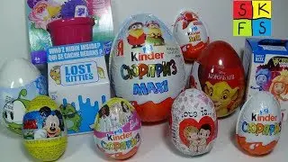 Миньоны макси БАРБИ Фиксики КОРОЛЬ ЛЕВ mickey mouse LPS Minions Unboxing Kinder