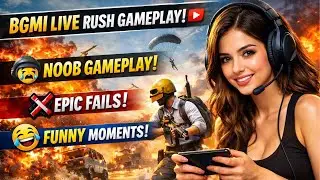 BGMI Live Rush Gameplay 😜 | Noob Gamer OP Fun 😂🔥#bgmi #bgmilive #gaming #shorts