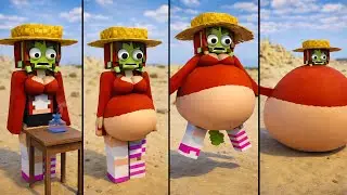 ALL JJ_s Sister finds the Treasure JJ under the sand  | Minecraft Mix