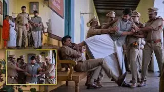 Chiranjeevi Biggest Blockbuster Movie Ultimate Action Scene || Samuthirakani || Kotha Cinema