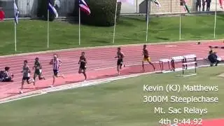 Kevin (Kj) Matthews Mt. Sac Relays Steeplechase