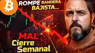 🚨 Mal Cierre Semanal en Bitcoin&hellip; mientras Wall Street y la FED mueven el tablero