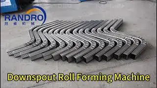 square pipe downspout roll forming machine#downspoutelbowmachine#downpipeformingmachine