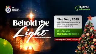 LIVE CHRISTMAS CAROL SERVICE || 21 DECEMBER 2025