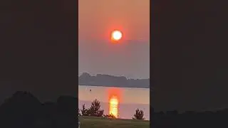 Perfect sunrise reflection #amazing #trendingvideo #shortsfeed #asmr