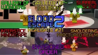 Roblox: Flood Escape 2 | Easy to Crazy Highlights #21 - November 2024