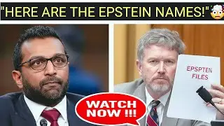 Patel PANICS as Thomas Massie EXPOSES the Epstein Files LIVE on Camera 🔥