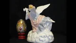 Vintage X'mas (flying angel musician) music box series