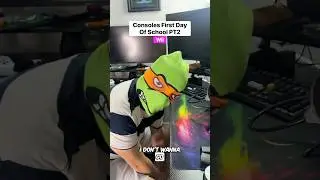 Consoles first day of school PT2 #funny #comedy #relatable #humor #skit