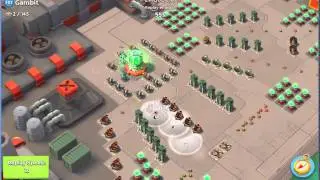 Boom Beach - OP Gambit LVL 101 ( only Zooka )
