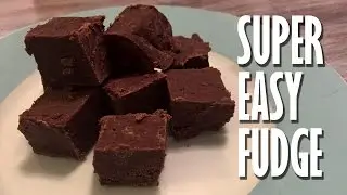 FUDGE RECIPE with sweetened condensed milk & the microwave - SO easy and fast!