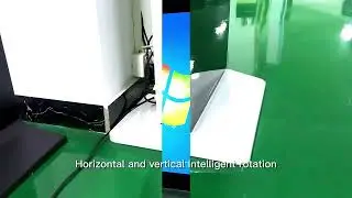 What are the functions of a rotatable advertising machine?