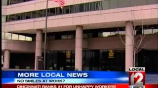 Cincinnati Ranks First for Unhappy Workers