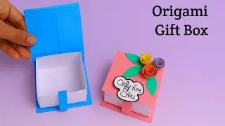Easy DIY Paper Gift Box | Origami storage box | DIY Paper gift box | step by step gift box making 