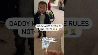 This little boy knows who runs the house 😂