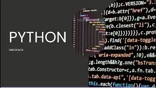 Python Dasturlash Tili - 1 Dars