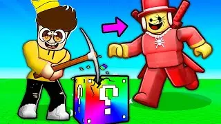 I PLAYED SAMMY&rsquo;S NEW GAME ROBLOX BREAK A LUCKY BLOCK!