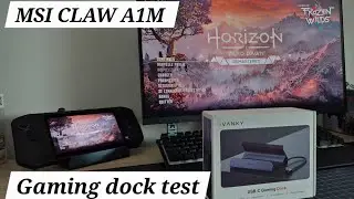 MSI CLAW A1M WITH GAMING DOCK IVANKY
