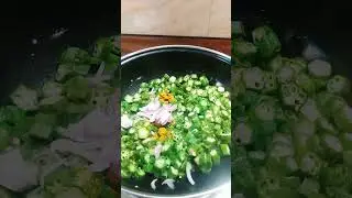 # simple bhindi bhaji # subscribe for more recipes # Thanks for watching