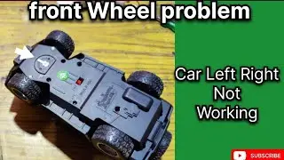 how to repair Rc Car front wheel | rc car left right not working | Rc thar Jeep #rccar #kids #toys