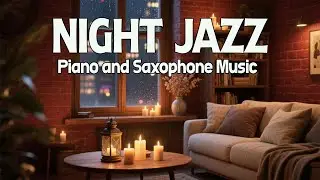 Relaxing Jazz Instrumental Music at Night - Soothing of Sleep Jazz Piano and Saxophone Music