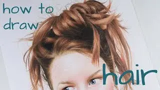 TIPS FOR DRAWING HAIR WITH COLORED PENCILS!