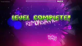 Amazing fast paced level! Remonstrance (geometry dash hard demon)