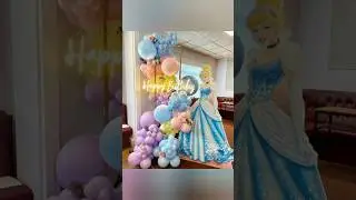 Cinderella theme birthday decoration ideas ✨#cinderella #baby #viral#photoshoot #photography #girl