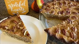 Кето-пирог с пеканом, который имеет абсолютно аутентичный вкус (никогда не догадаешься, что он бе...