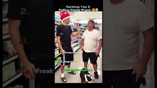 Рейтинг 5 лучших розыгрышей с падающими штанами 🩳😭 #смешной#розыгрыш#шорты