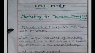 MTTM 006 ENGLISH MEDIUM HANDWRITTEN ASSIGNMENT 2021-22 | FOR PDF WHATSAPP ON 9354372788