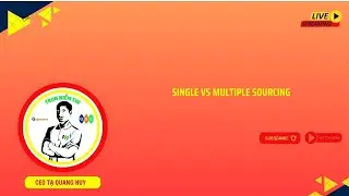 What are Single Sourcing and Multiple Sourcing?