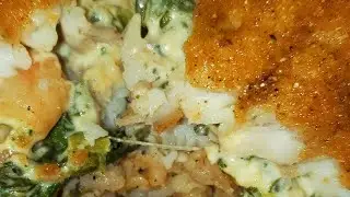 Жареный фаршированный сом