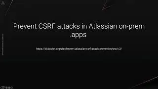 CSRF attack prevention in Atlassian Server/Data Center apps