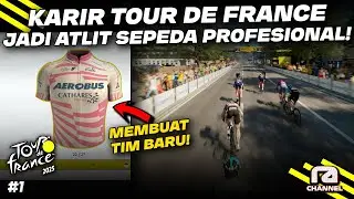 PERDANA MAIN KARIR SEPEDA, KITA MEMBUAT TIM BARU!😍- Tour de France 2025 Career 1 (PC) Indonesia
