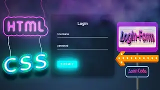 How to create login-form? Html / Css