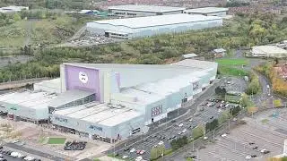 Castleford from above P4. Junction 32.