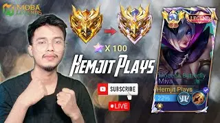 LETS TRY TO REACH GLORY WITH MY MIYA || MOBA5V5 || Hemjit Plays is live now :